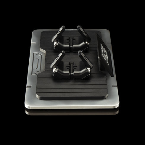 Saber Workbench Brushed Silver Black